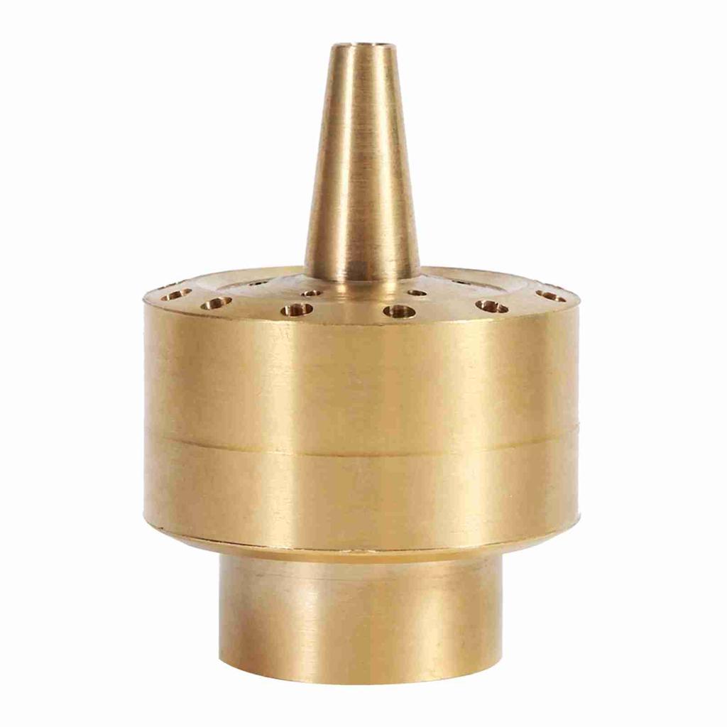 1 4    1 2    3 4  Brass Column Garden Pond Fountain Water Nozzle Sprinkler Spray Head Gold