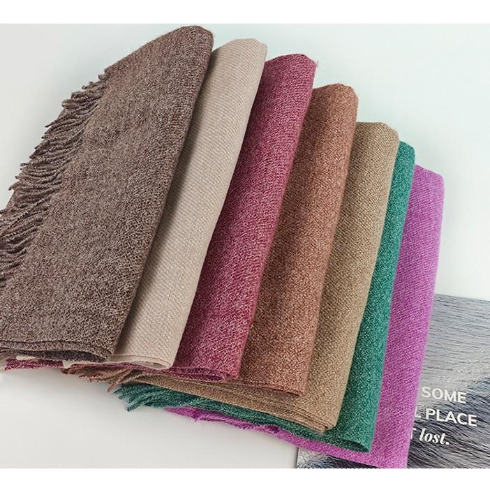 200*70cm Winter Soft Warm Cashmere Scarf Solid Color Shawls Wraps Long Blanket Scarf with Tassels
