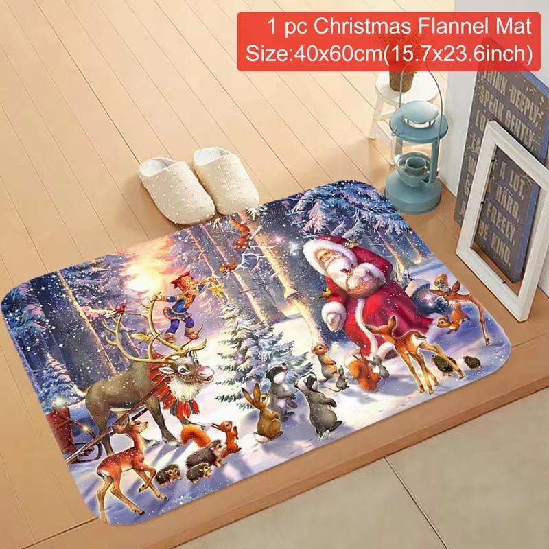 Christmas Door Mat Santa Claus Carpet Marry Christmas Decoration For Home 2026 Xmas Gifts Navidad Natal Noel Happy New Year 2026