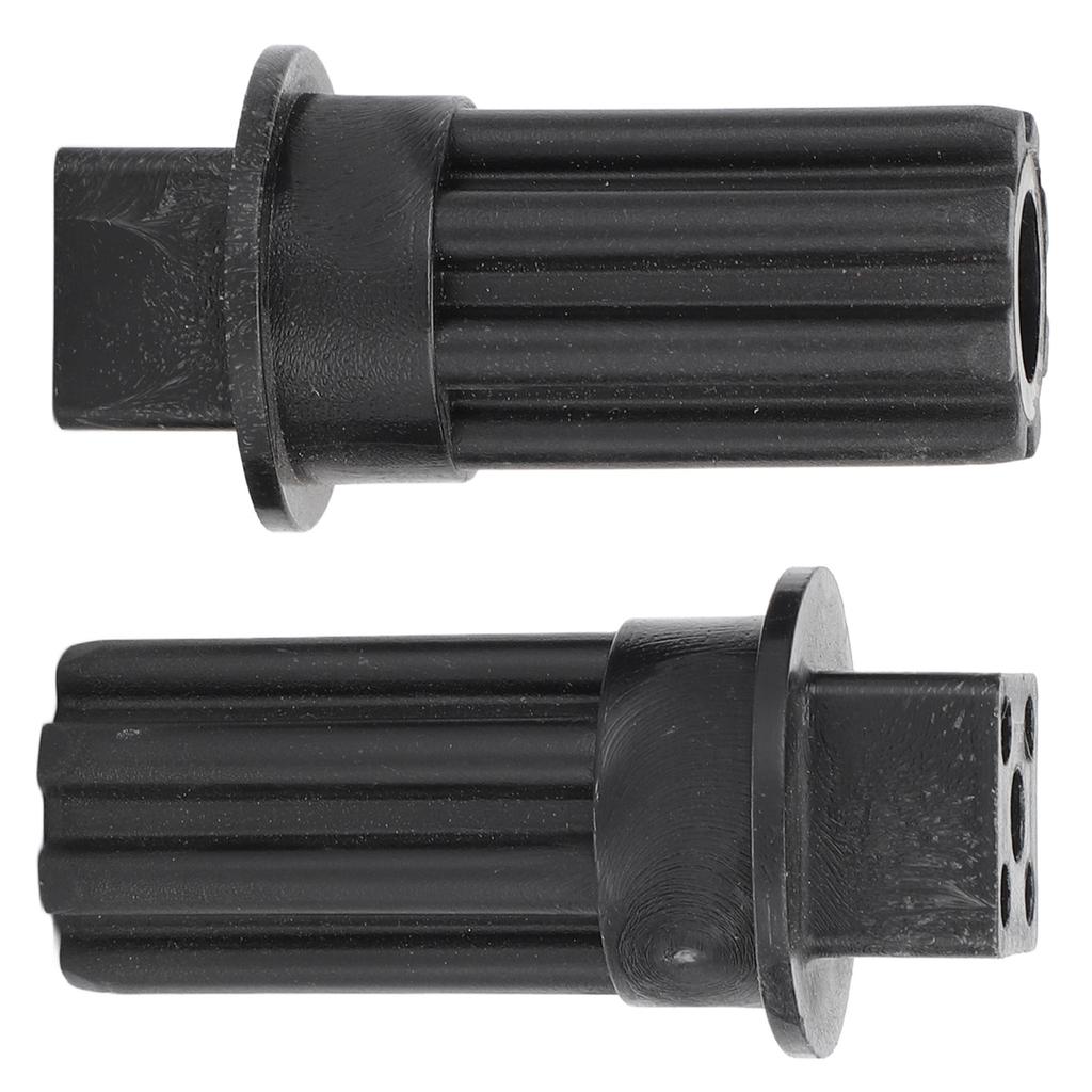 2 PCS Meat Grinder Screw Coupling Black Plastic Quick Installation Meat Grinder Screw Coupling