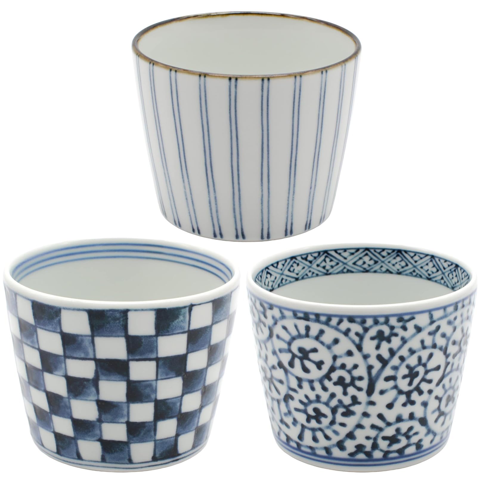 

Hasami ware tableware set Set of Small Soba Choko and Soba Sake 8cm diameter x Japanese microwave and dishwasher Made in Product 30209 Aiya Ehenri синий