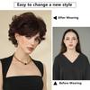 Retro Pixie Short Wig for Women - Red Brown Gray Brown Options, Quick Beauty Makeover Styling, Vintage Style Full Cap Wig