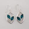 Apatite Gemstone Sterling Silver Handcrafted Dangle Earring 1.2", 925 Silver Elegant Hook Earring, Women Jewelry CE-24-4