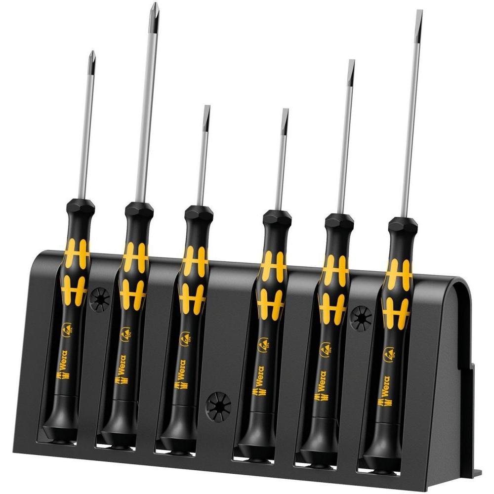 

Набор отверток Wera We-030170 1578 A 6 Esd Kraftform Micro Antistatic Precision 6 Pr
