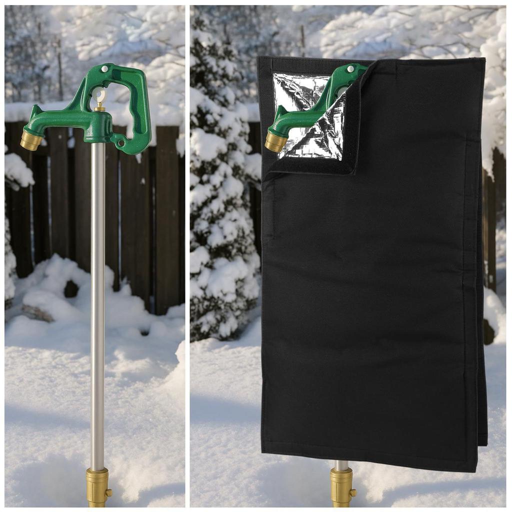 Winter Faucet Covers Outdoor Insulation Frost Protector Fire Hydrants Freeze Protector For Spigot Backflow Winter Pump Pipe