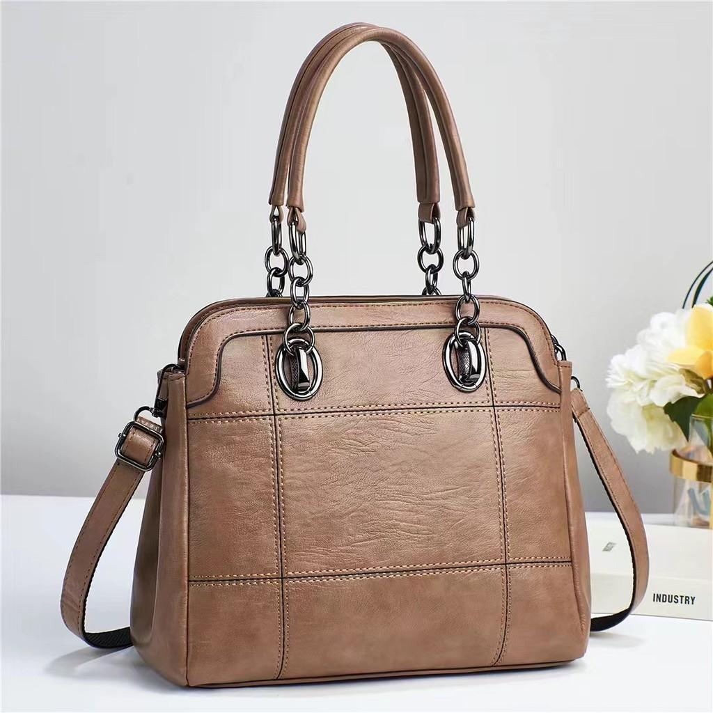 

Elegant Urban Simple Pu Bucket Bag For Women Perfectly Sized Casual Handbag With Interior Zipper Pockets хакі