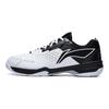 Li Ning Blade Lite Amortecimento Antiderrapante Resistente ao Desgaste Cano Baixo Sapatos de Badminton Sapatos Unissex Branco Preto AYZT005-3
