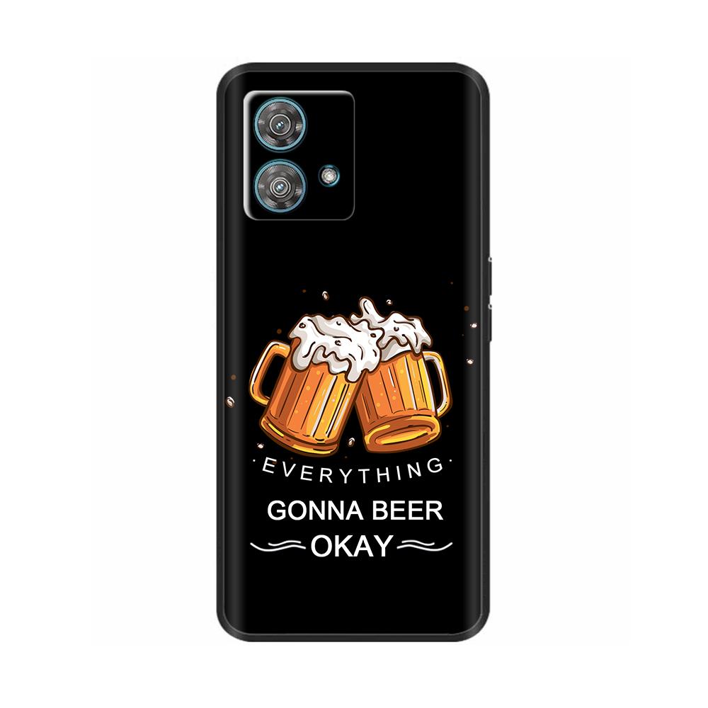 For Motorola Moto Edge 40 Neo Case Soft Silicone Flower Phone Back Cover For Motorola Edge 40 5G Cases Edge40 Neo Coque Fundas