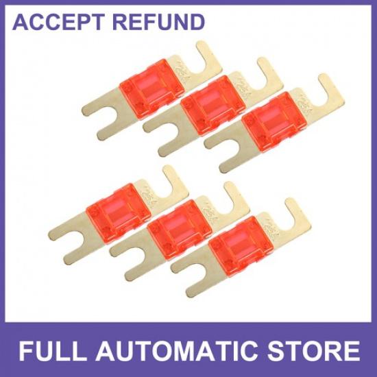 

6 pcs 125A AFS Mini ANL Fuse Replaces for Car Truck Motorcycle Boat Audio CDs