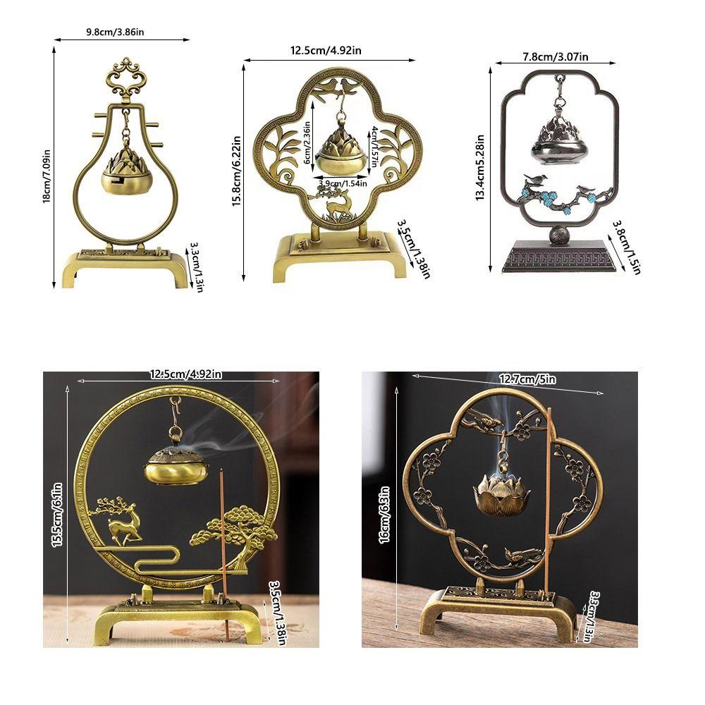 Chinese Style Incense Burner Hanging Good Symbolism Incense Holder Accessories Beautiful Design Indoor Aromatherapy