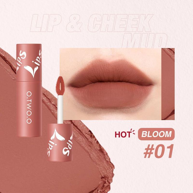 O.TWO.O - Velvet Matte Lip & Cheek Mud (1-5)