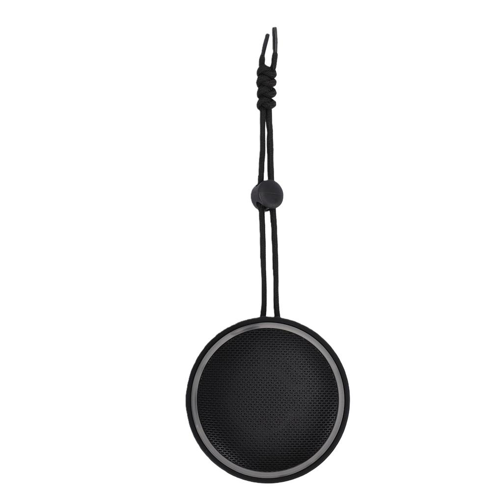 Bluetooth Duschlautsprecher Tragbar True Wireless Stereo Lautsprecher mit Saugnapf und Lanyard RGB Beleuchtung IPX6 Wasser