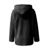 Fall Casual Oversized Fleece Hoodie Women Long Sleeve Zip Up Pullover Hooded Sweatshirt Jacket
