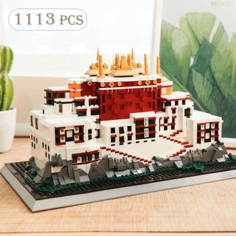 Chinese Model Architecture Building Blocks Compatible with Lego Bricks Toys for Adult Great Wall Forbidden City