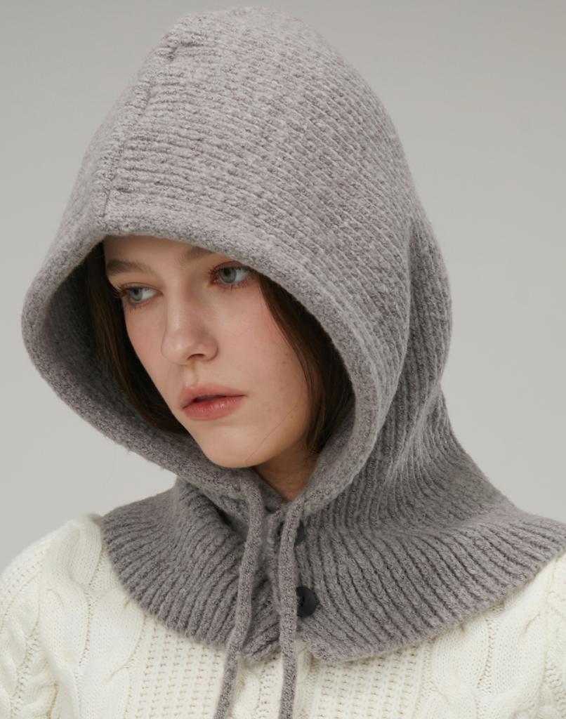 GNGB Button Knit Balaclava_3Color