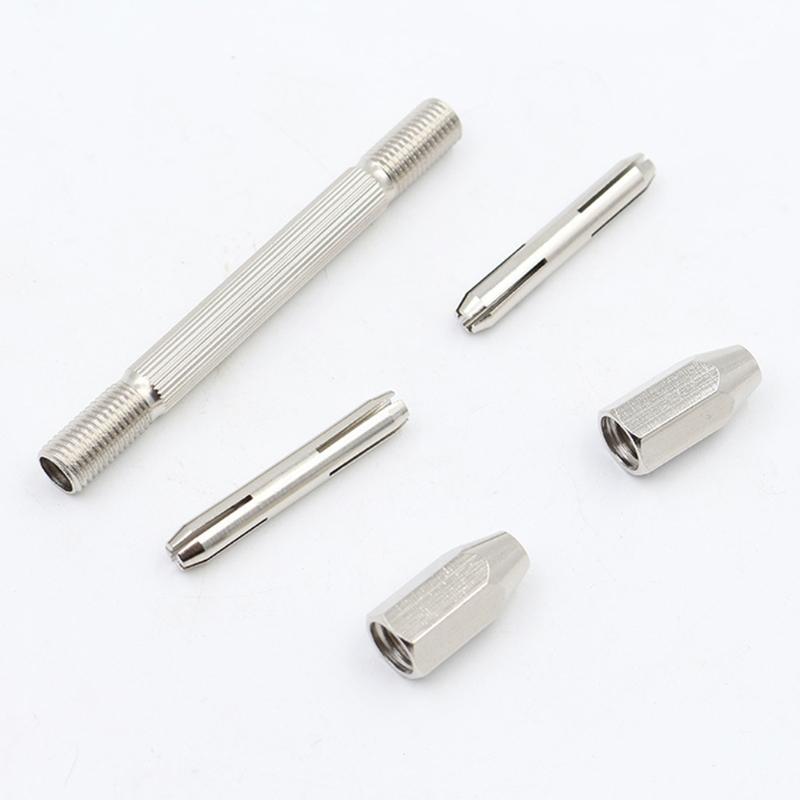 0-3.1mm Double End Hand Drill Mini Micro Manual Gimlet Double End Pin Vice Drill Hand Drilling Tool for Drilling Wood