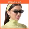 Modern Cat Eye Sunglasses Women Fashion Uv400 Gray Lens Gold Frame For Travel And Parties