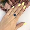 London Blue Topaz Silver Ring 2.968ct (2091776)