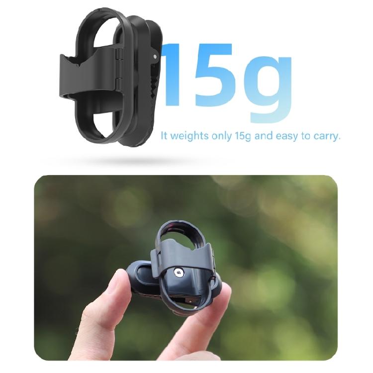 Kleiner und leichter Kamera-Clip mit 360°-Drehung für GO 3S/GO 3 Kamera-Hut-Clip Kamera-Halterung Zubehör