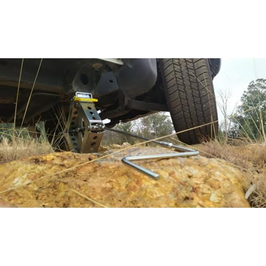 Heavy Duty Scissor Jack for Car, Heavy Duty 2T (4,400 Lbs), Emergency Kit for Tire Change and Repairs, Auto, SUV, RV, EV, 4x4, T