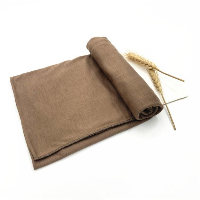 Lot De 2 Hijabs Élastiques MOWEN - Coton Modal, Boutons, Taille Unique