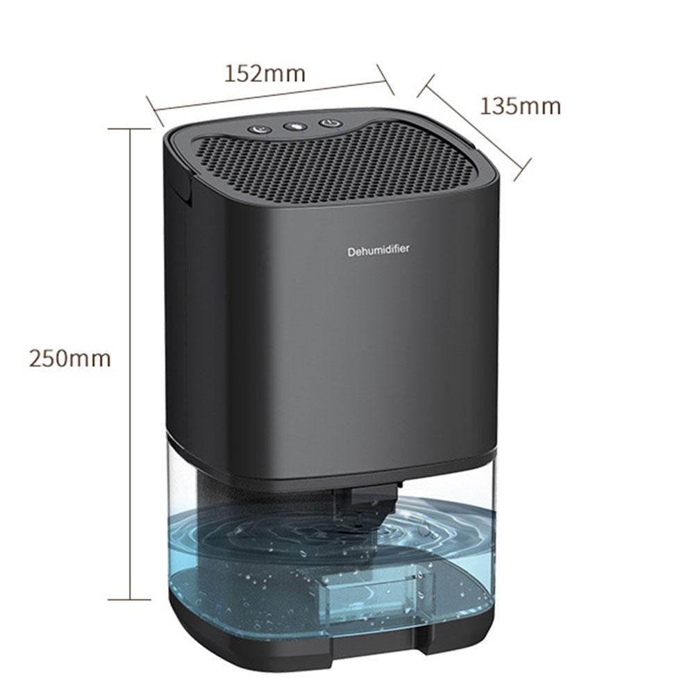 1000ml Moisture Absorbent Mute Moisture Remove Machine Signal Light Automatic Shutdown Portable Atmosphere Lamp for Home Office