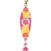Hawaiian Surfboard Shaped Keychain Acrylic Palm Tree Keychain Creative Hibiscus Key Rings  Beach