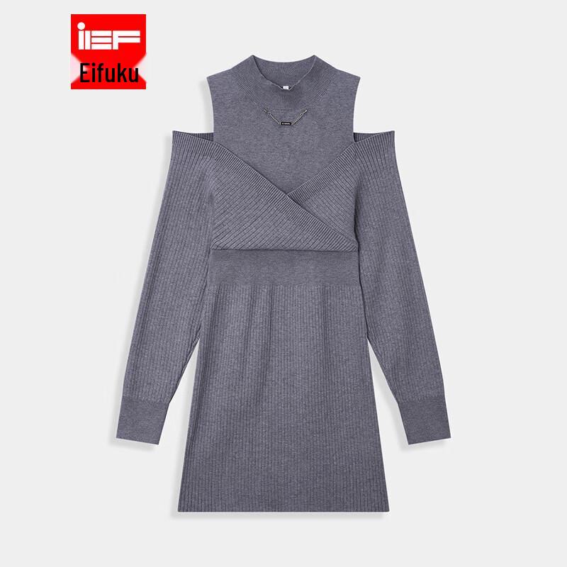 

IEF French Elegant Off-Shoulder Midi Dress One Size