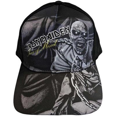 Iron Maiden Unisex Adult Piece Of Mind Greyscale Baseball Cap
