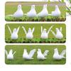 Simulation Foam White Pigeon Fake Artificial Imitation Bird Wedding Decor Model Handicraft Foam Doves Garden Ornament Home