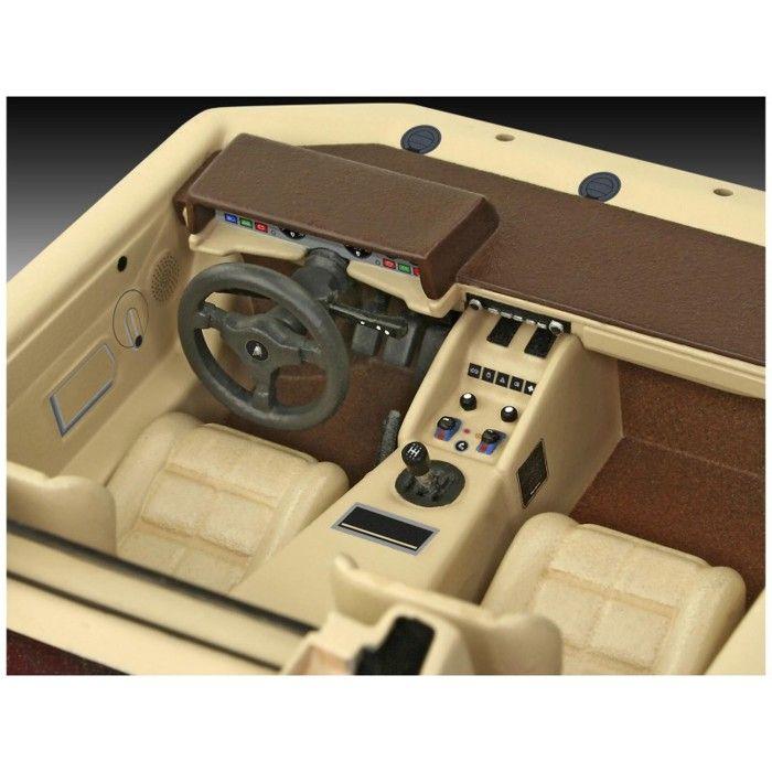 Maquette de voiture - revell - lamborghini countach lp500s - échelle 1:24 - plastique - noir