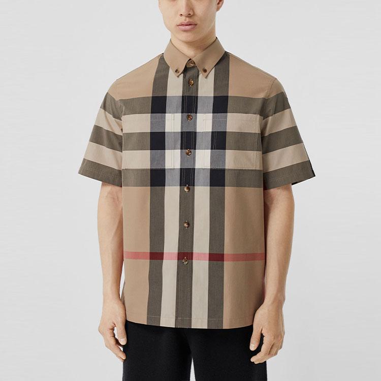 Burberry Thames Large Check Short Sleeve Shirt 80428361