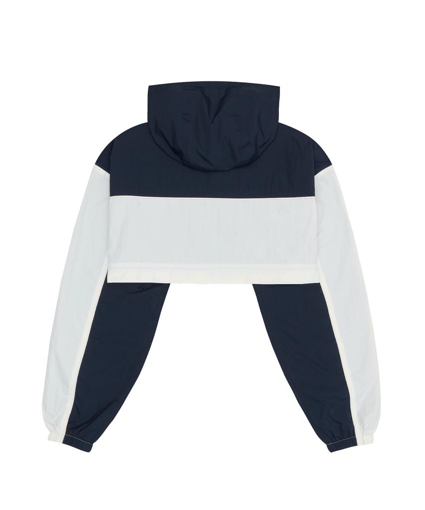 Ames-Worldwide Color Block Wind Breaker Navy (Am2Esub931A)