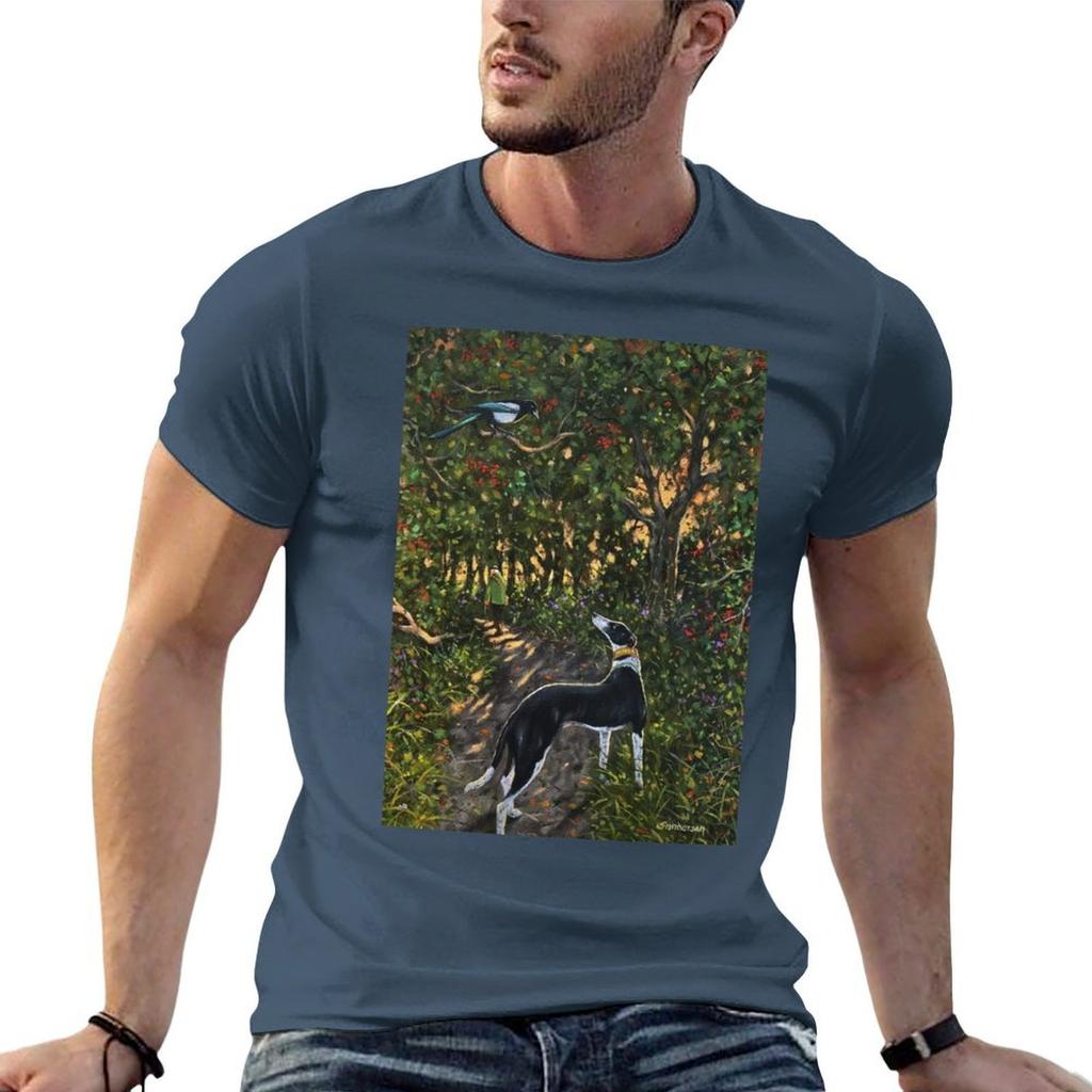 I asked Mr Magpie what he knew.... T-Shirt Casual Fashion Print Tee Top