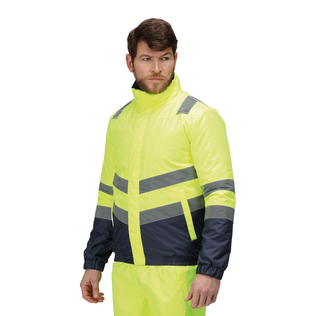 Regatta Professional Mens Pro Classic Hi-Vis Bomber Jacket