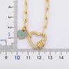 Nidin Hot Sale Romantic Heart Bracelets Pendant Link Chain Bracelet for Women Men Copper Cubic Zirconia Party Wedding Jewelry