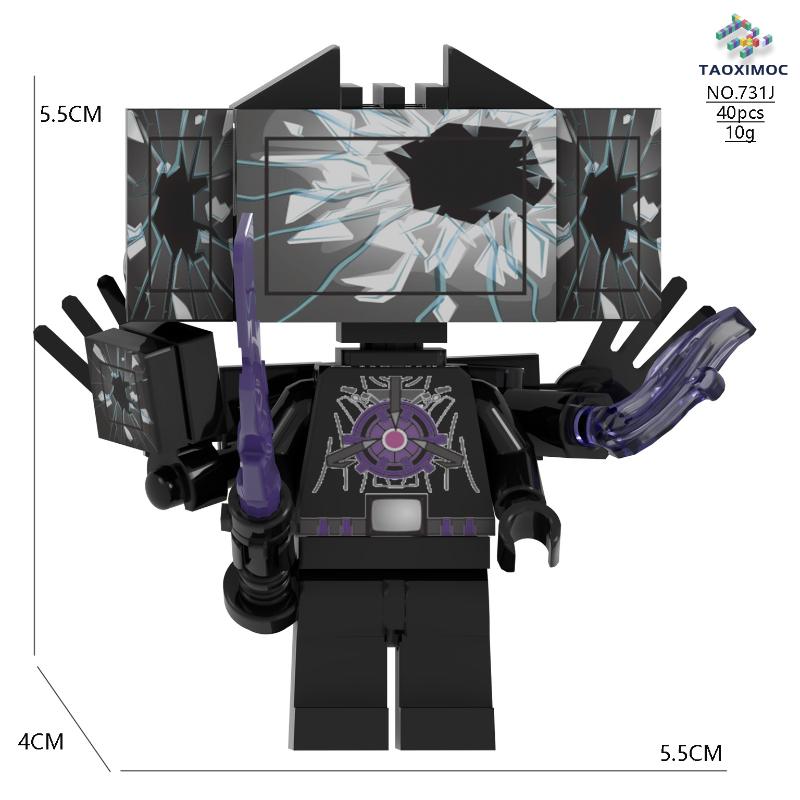 Titan ClockMan Upgrade Blocks TVman Mini Blocks Titan Dragon Drillman Titan Cameraman Building Dark Clock Man Blocks Mini Figure
