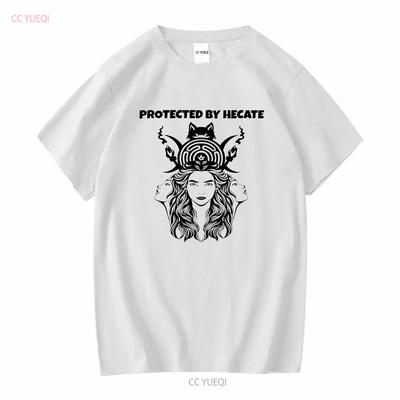 Hecate Hekate Goddess Wicca Pagan T Shirt Vintage Washed Designer Clothes Soft Breathable Top For Everyday Wear Fashion
