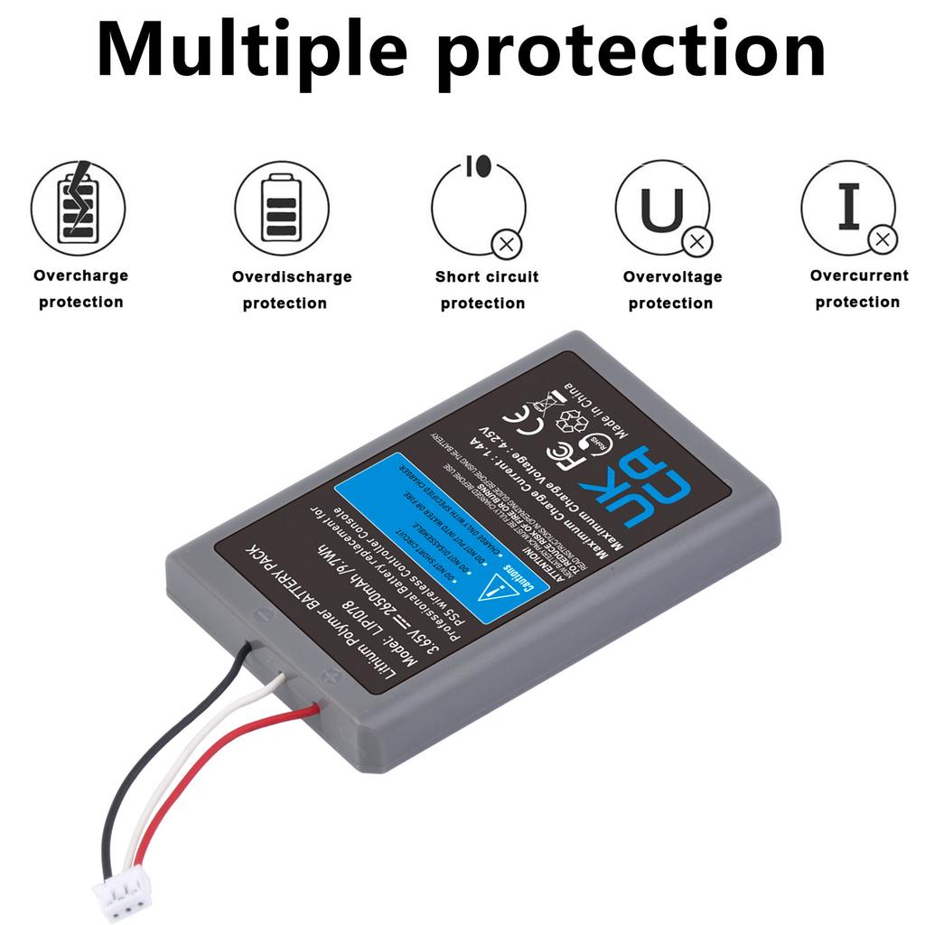 Batteria PS5 per Sony PlayStation 5 Dualsense CFI-ZCT1W CFI-ZCT1J Controller Wireless, N. Parte: LIP1708