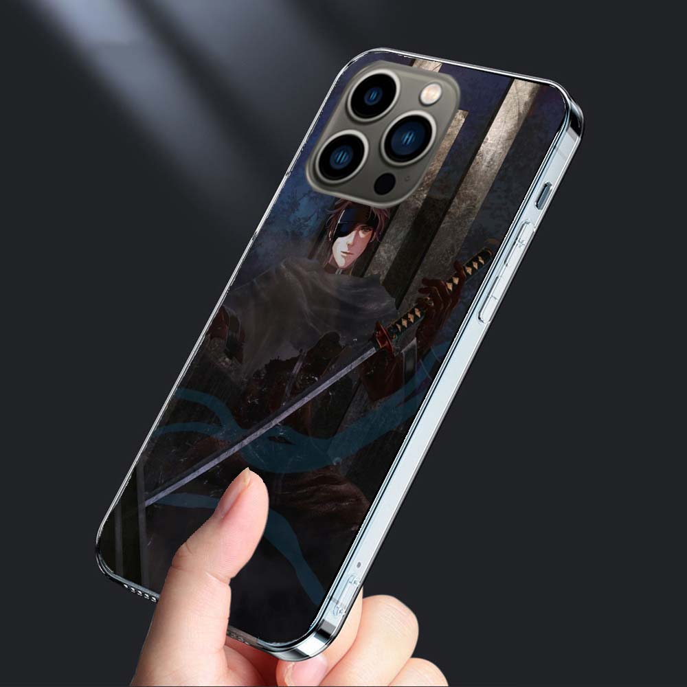Bleach Aizen Sousuke Phone Case For Iphone 16E 15 Pro 14 Plus 17E 16 17 Pro Max Air 11 12 13 Mini Shockproof Capa Cute Cover
