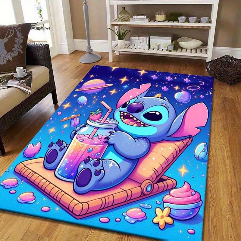 

1pc Stitch Pattern Area Rug Soft Flannel Floor Mat for Living Room, edroom, Kitchen, Sofa Coffee Table Floor Mat, Machine Washable 60cm by 90cm