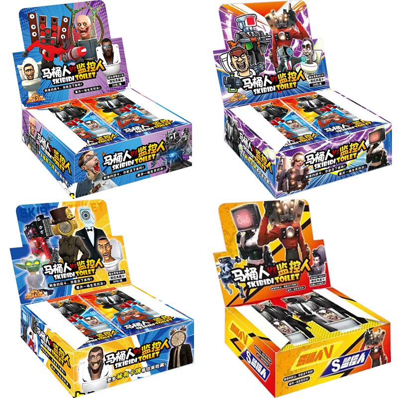 Tianyi 1 New Skibidi Toilet Card Game Figure Cards Toy Toilet Man Monitor Titan Tv Man Audio Man Collection Cards Doll Card Toys Gifts
