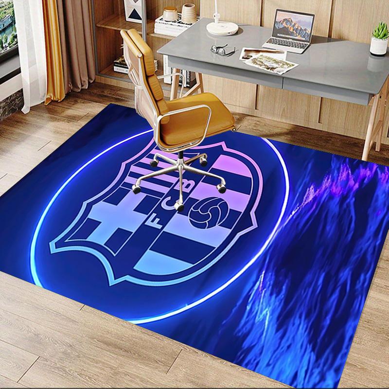 1pc FC Barcelona Carpet Anti Slip Polyester Floor Mat for office.Bedroom