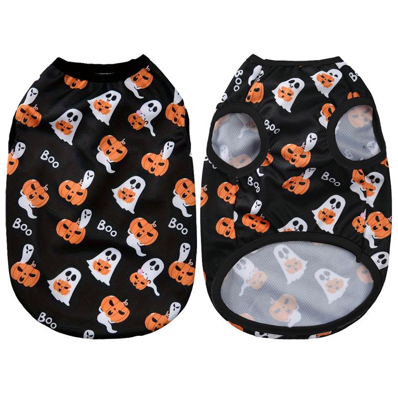 Pet Halloween Summer Vest: Spider, Devil, Pumpkin Designs