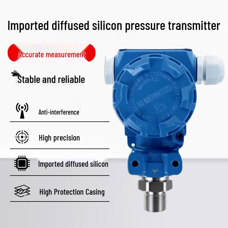 Explosion-Proof Pressure Transmitter 2088: High-Precision Sensor for Liquid, Oil, Gas, Vacuum, & Negative Pressure Systems 2.5MPa