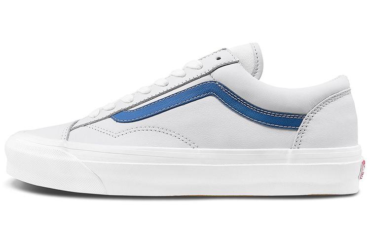 Vans OG Style 36 LX True White Blue 35