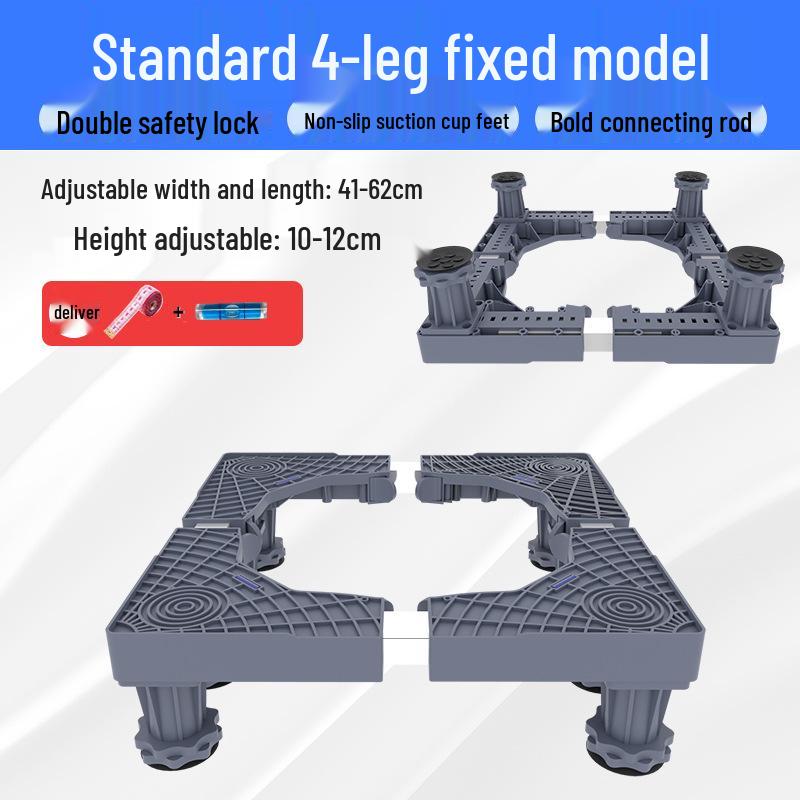 Suport de bază reglabil pentru mașină de spălat cu depozitare