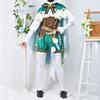 Venti Cosplay Costume Gioco Genshin Impact Cosplay Venti Vent'anni Pantaloncini Parrucca Mantello Uniforme Halloween Carnevale Costumi per Donne