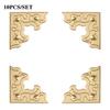 Wooden Case Decorative Metal Crafts Corner Foot Corner Brackets Corner Protector for Furniture