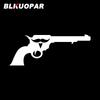 BLKUOPAR Pistol And Beard Car Stickers ATV Creative Waterproof Die-cut Sunscreen Air Conditioner Graphics Surfboard Car Lable